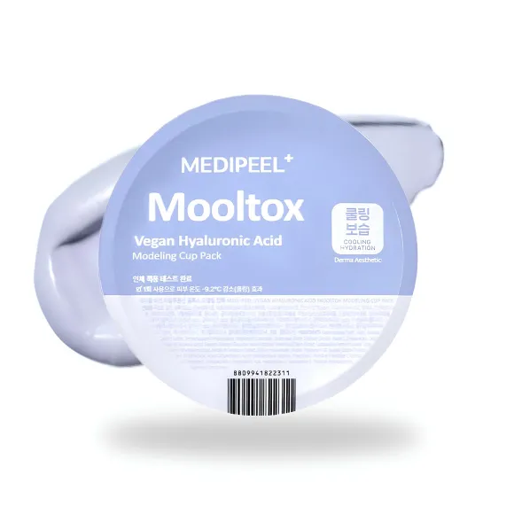 Увлажняющая альгинатная маска с гиалуроновой кислотой MEDIPEEL Mooltox Vegan Hyaluronic Acid Modeling Cup Pack