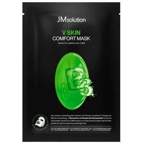Тканевая маска для сияния кожи с ниацинамидом JMsolution V Skin Comfort Mask