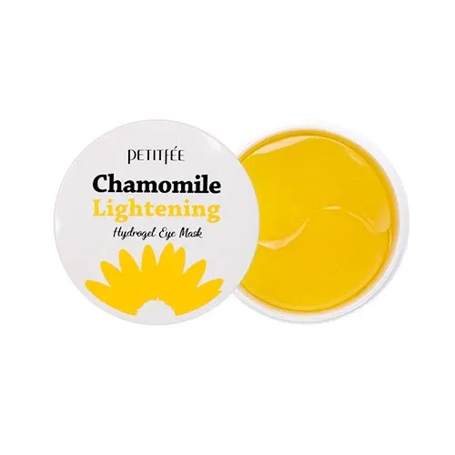 Патчи против темных кругов с экстрактом ромашки Petitfee Chamomile Lightening Hydrogel Eye Mask