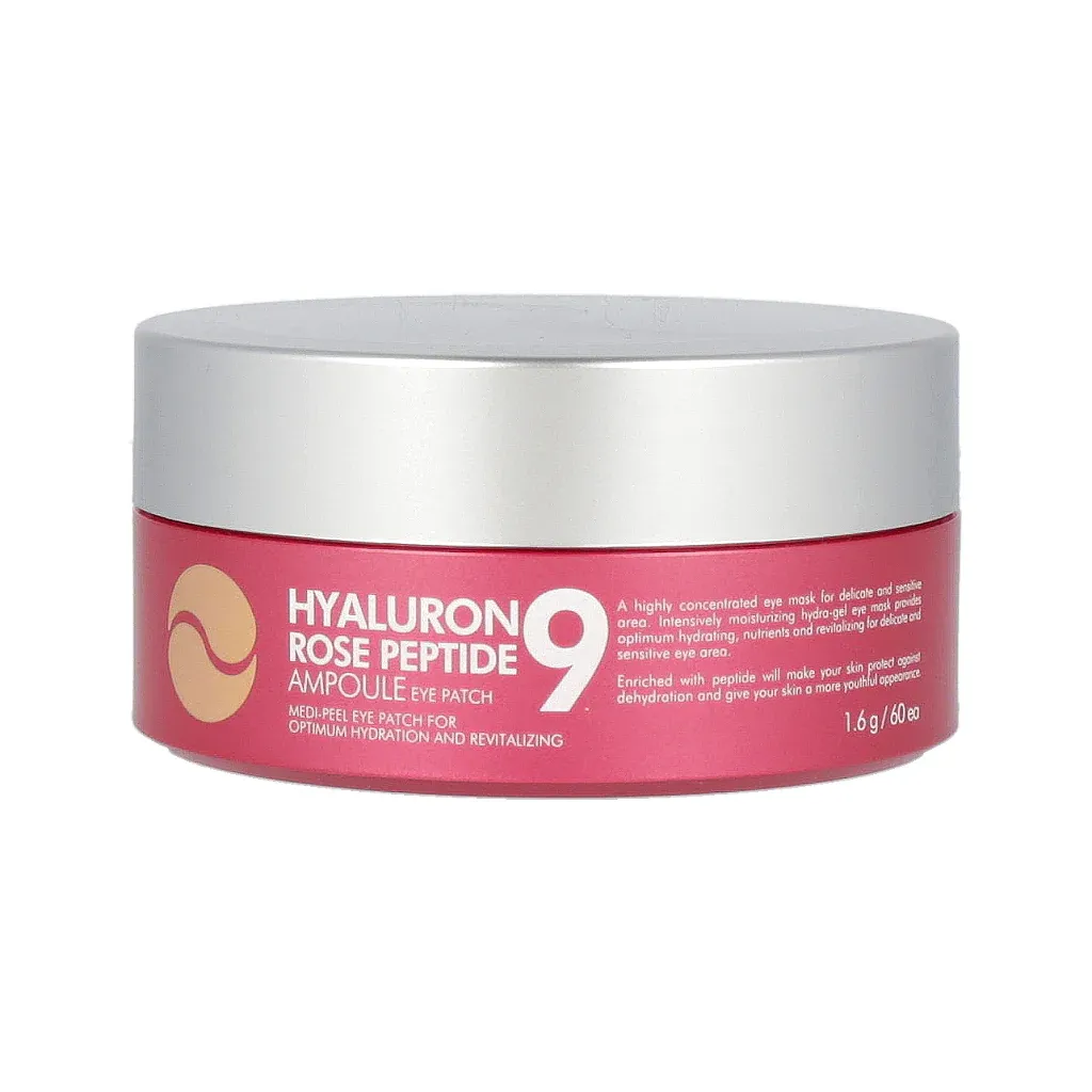 Омолаживающие патчи с экстрактом розы и пептидами MEDIPEEL Hyaluron Rose Peptide 9 Ampoule Eye Patch MEDIPEEL Hyaluron Rose Peptide 9 Ampoule Eye Patch 3