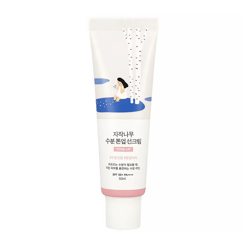 Тонирующий солнцезащитный крем с березовым соком Round Lab Birch Juice Moisturizing Tone-Up Sunscreen SPF50+ PA++++ Тонирующий солнцезащитный крем с березовым соком Round Lab Birch Juice Moisturizing Tone-Up Sunscreen SPF50+ PA++++