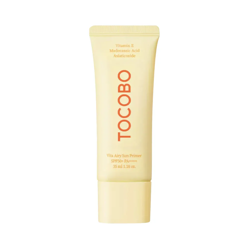 Солнцезащитный праймер для сужения пор и выравнивания тона Tocobo Vita Airy Sun Primer SPF50+ PA++++ Солнцезащитный праймер для сужения пор и выравнивания тона Tocobo Vita Airy Sun Primer SPF50+ PA++++