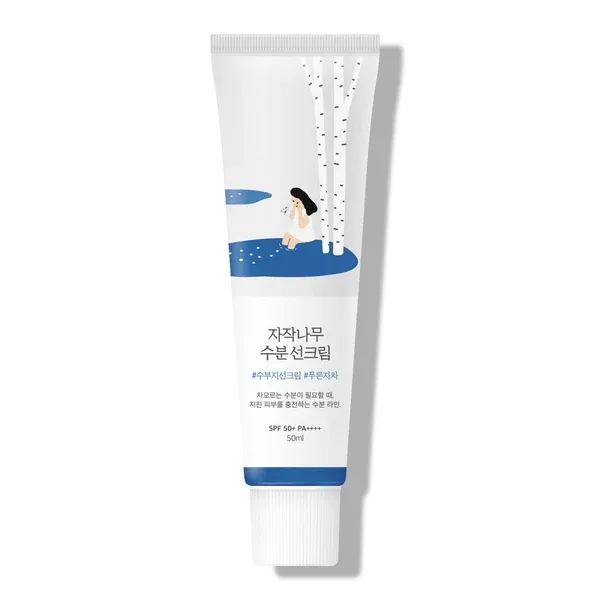 Оплата Увлажняющий санскрин с берёзовым соком Round Lab Birch Juice Moisturizing Sunscreen SPF50+ PA++++