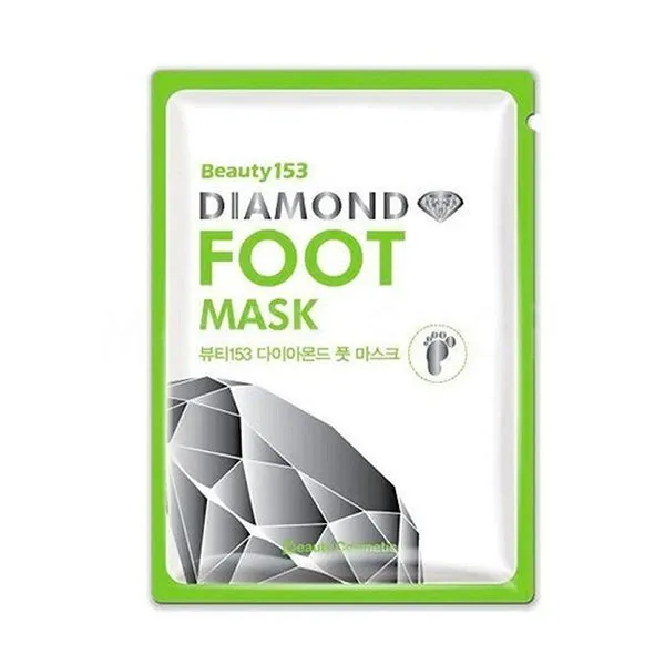 Оплата Увлажняющая маска-носочки для ног Beauugreen Beauty153 Diamond Foot Mask