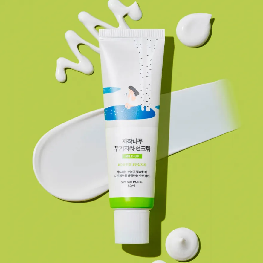 Санскрин с берёзовым соком для чувствительной кожи Round Lab Birch Juice Moisturizing Mild-Up Sunscreen SPF50+ PA++++ Round Lab Birch Juice Moisturizing Mild-Up Sunscreen SPF50+ PA++++ 3