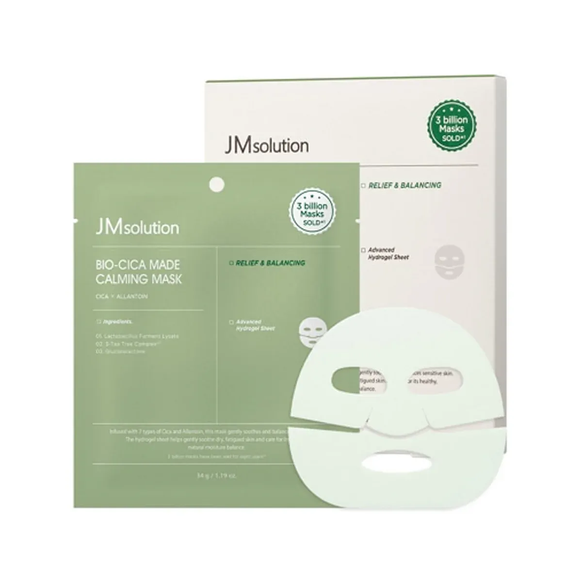Успокаивающая био-маска с центеллой JMsolution Bio-Cica Made Calming Mask Успокаивающая био-маска с центеллой JMsolution Bio-Cica Made Calming Mask