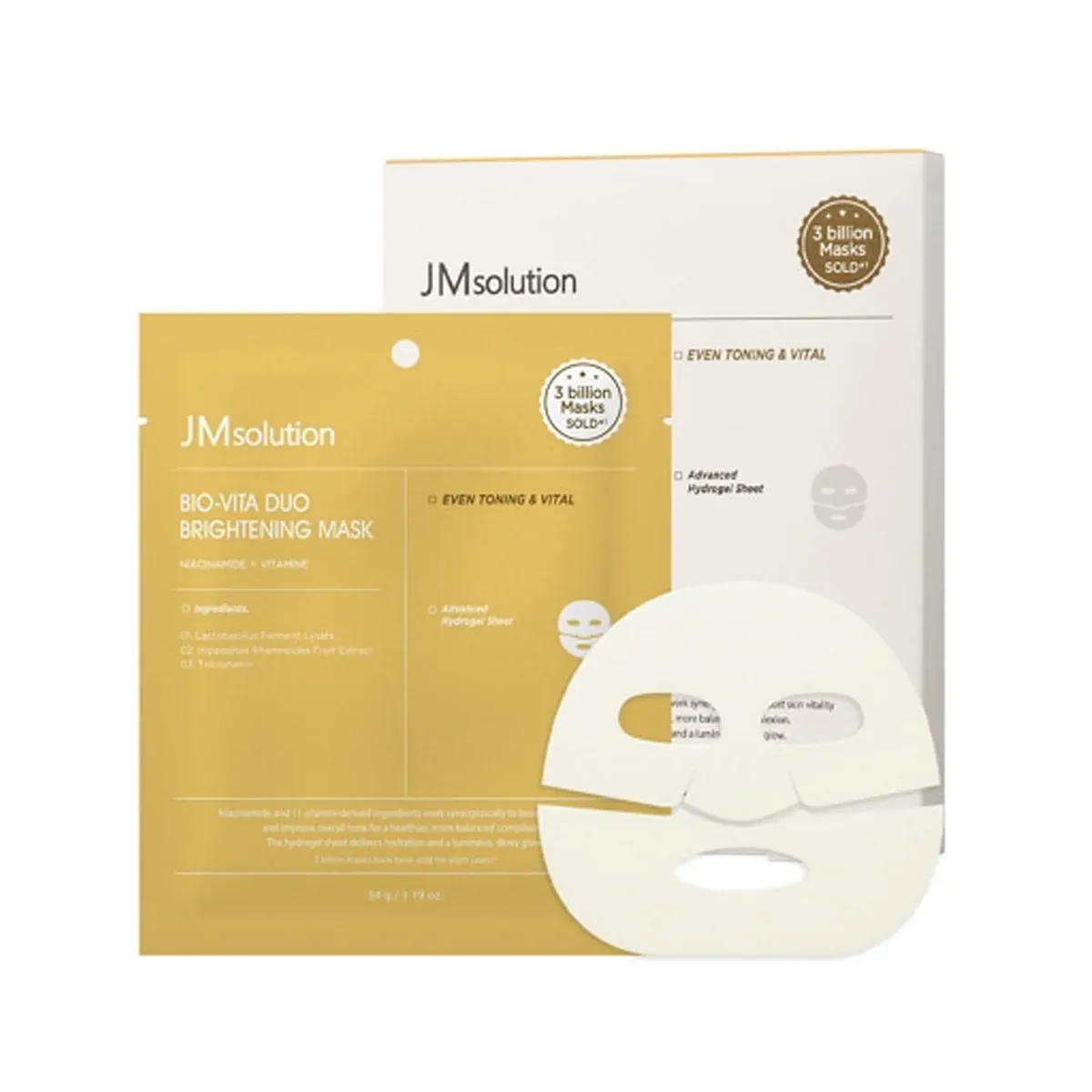 Био-витаминная осветляющая маска с ниацинамидом JMsolution Bio-Vita Duo Brightening Mask Био-витаминная осветляющая маска с ниацинамидом JMsolution Bio-Vita Duo Brightening Mask