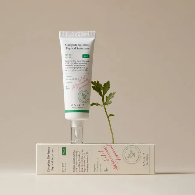Лёгкий минеральный санскрин с ниацинамидом AXIS-Y Complete No-Stress Physical Sunscreen V. 3 SPF50+ PA++++ AXIS-Y Complete No-Stress Physical Sunscreen V. 3 SPF50+ PA++++ 5