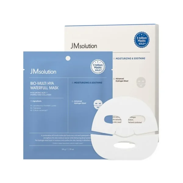 Ультраувлажняющая гидрогелевая маска JMsolution Bio-Multi Hya Waterfull Mask