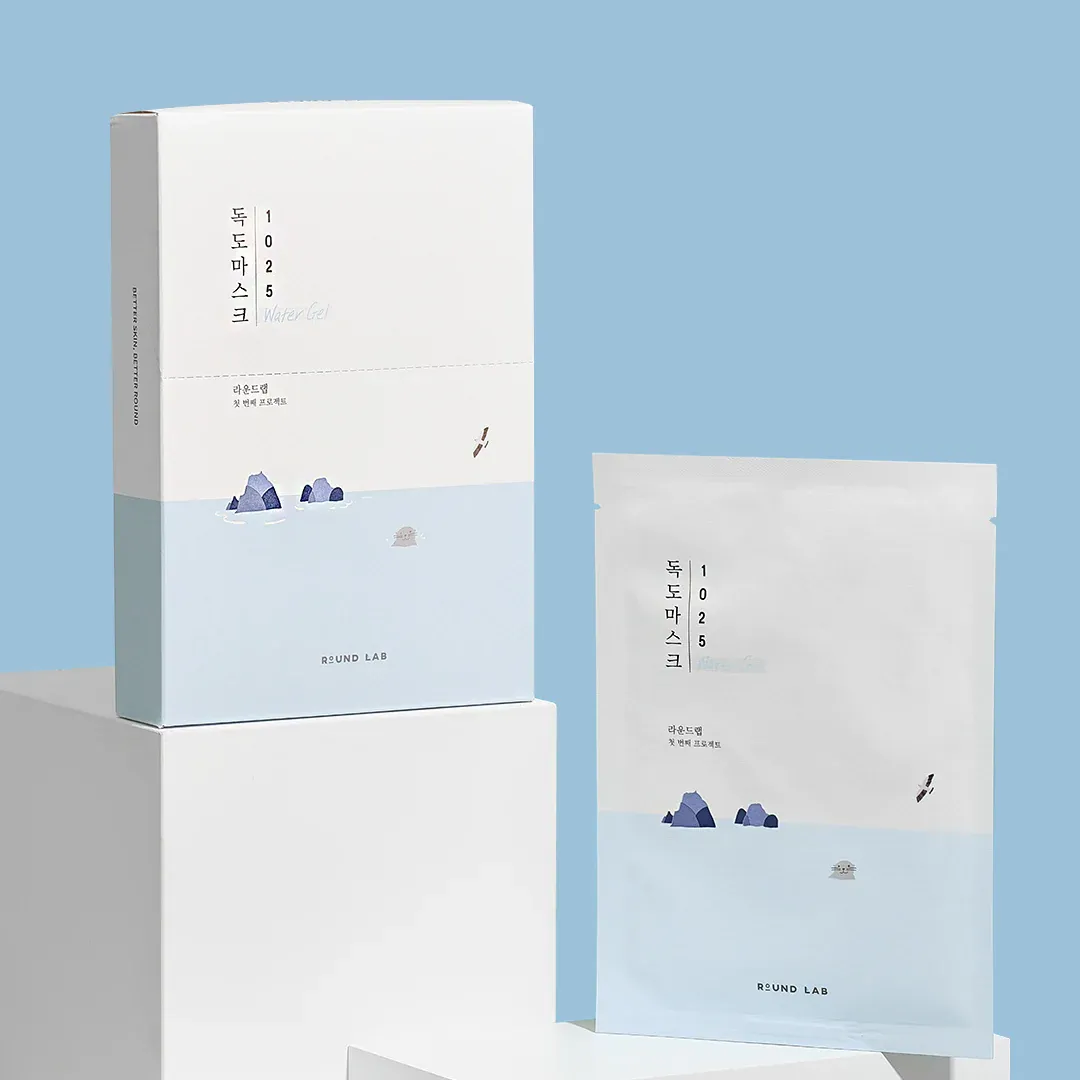 Интенсивно увлажняющая маска с морской водой Round Lab 1025 Dokdo Hydrating Water Gel Mask Sheet Round Lab 1025 Dokdo Hydrating Water Gel Mask Sheet 4