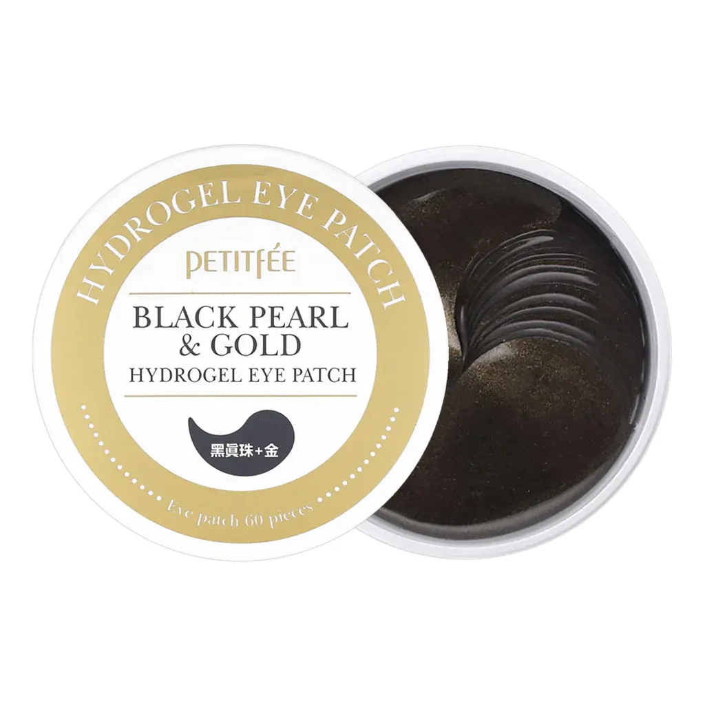 Осветляющие гидрогелевые патчи для век с чёрным жемчугом Petitfee Black Pearl & Gold Hydrogel Eye Patch Осветляющие гидрогелевые патчи для век с чёрным жемчугом Petitfee Black Pearl & Gold Hydrogel Eye Patch