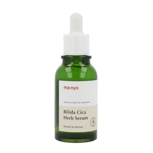 Успокаивающая сыворотка против воспалений Manyo Bifida Cica Herb Serum