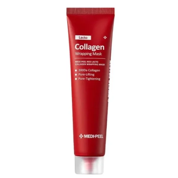 Контакты Лифтинговая маска-плёнка с коллагеном для сужения пор MEDIPEEL Red Lacto Collagen Wrapping Mask