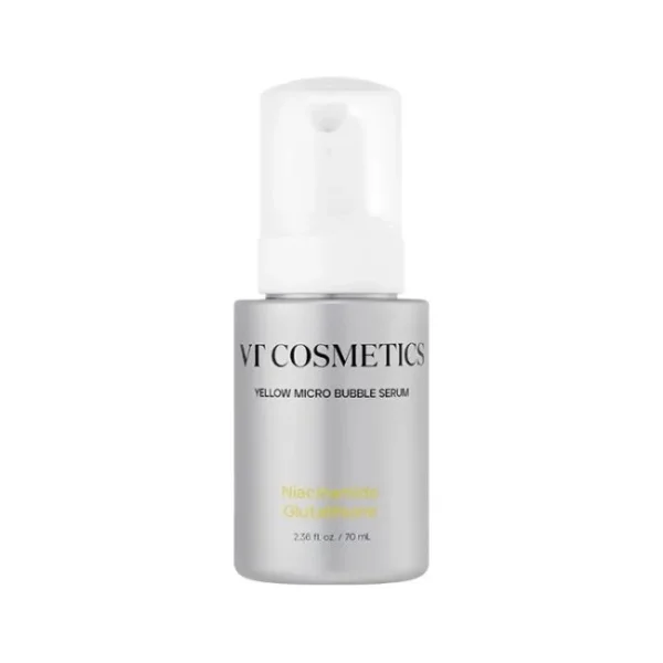 Осветляющая пузырьковая сыворотка с ниацинамидом VT Cosmetics Niacinamide Glutathione Yellow Micro Bubble Serum