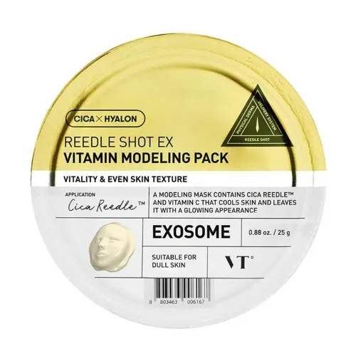 Витаминная альгинатная маска с микроиглами VT Cosmetics Reedle Shot EX Vitamin Modeling Pack