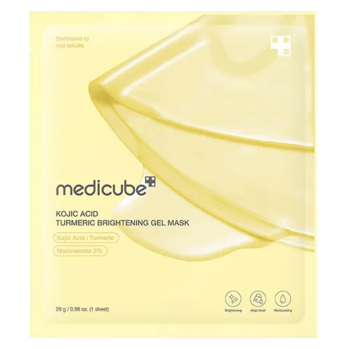 Гидрогелевая маска для сияния кожи medicube Kojic Acid Turmeric Brightening Gel Mask