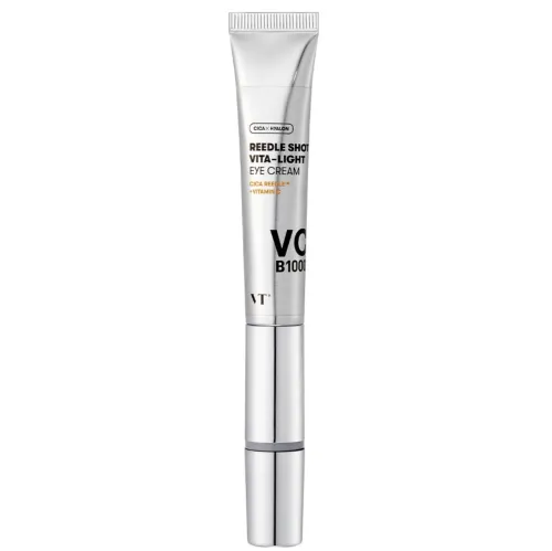 Осветляющий массажный крем для век с микроиглами и витаминами VT Cosmetics Reedle Shot Vita-light Eye Cream