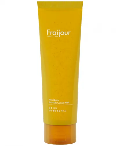 Осветляющая маска с юдзу и витаминами для сияния кожи Fraijour Yuzu Honey Anti-Mela Capsule Mask