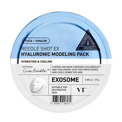 Альгинатная маска с микроиглами и гиалуроновой кислотой VT Cosmetics Reedle Shot EX Hyaluronic Modeling Pack