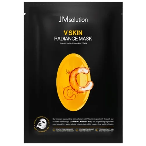 Осветляющая тканевая маска с витамином С JMsolution V Skin Radiance Mask
