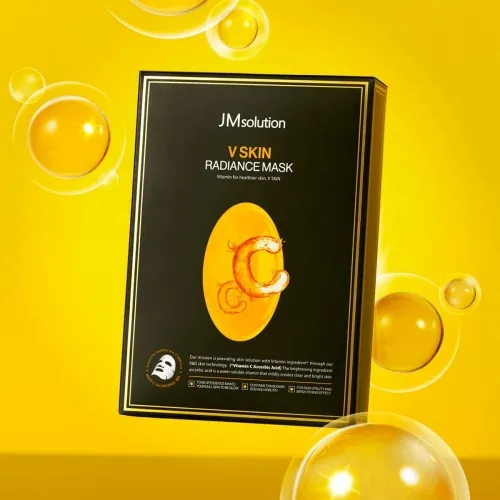 Осветляющая тканевая маска с витамином С JMsolution V Skin Radiance Mask JMsolution V Skin Radiance Mask 3
