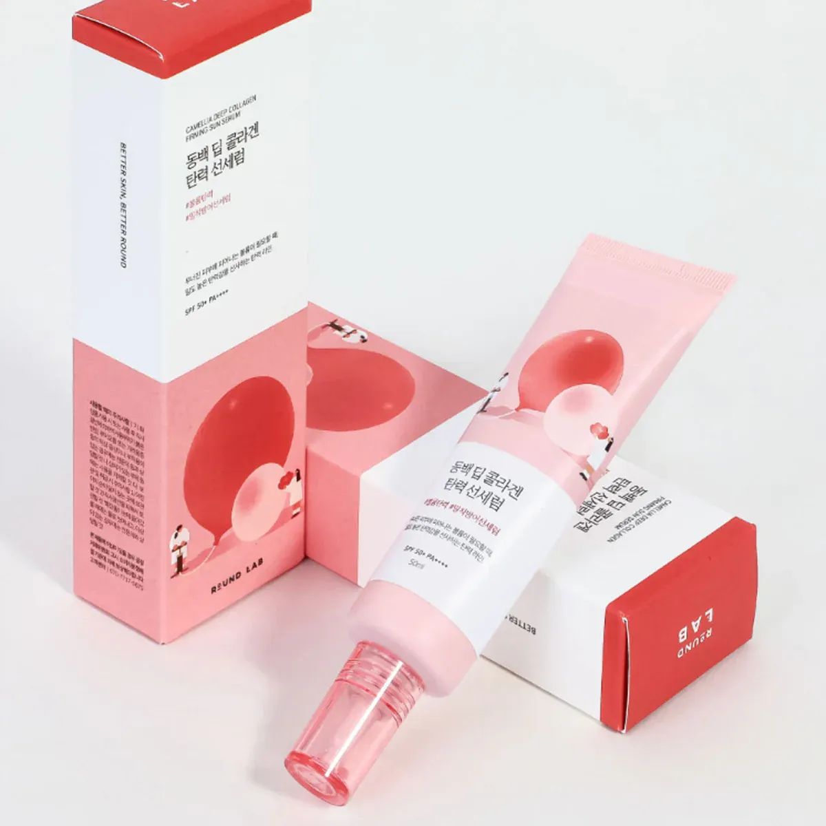 Солнцезащитная сыворотка с коллагеном Round Lab Camellia Deep Collagen Firming Sun Serum SPF50+ PA++++ Round Lab Camellia Deep Collagen Firming Sun Serum SPF50+ PA++++ 4