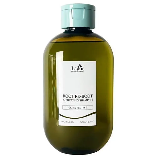 Шампунь для жирной кожи головы для укрепления волос Lador Root Re-Boot Activating Shampoo Cica & Tea Tree