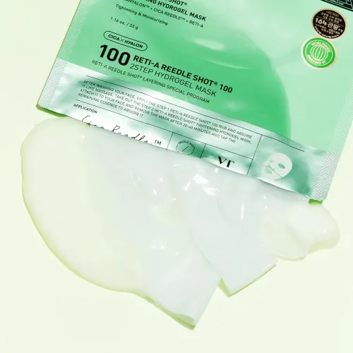 VT Cosmetics Reti-A Reedle Shot 100 2Step Hydrogel Mask 2