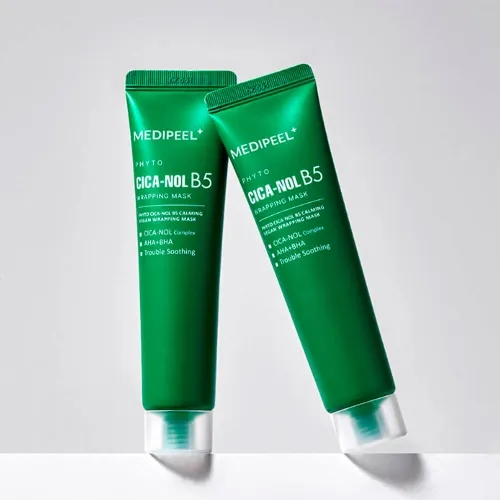 Успокаивающая маска-плёнка с центеллой MEDIPEEL Phyto Cica-Nol B5 Calming Vegan Wrapping Mask MEDIPEEL Phyto Cica-Nol B5 Calming Vegan Wrapping Mask 4