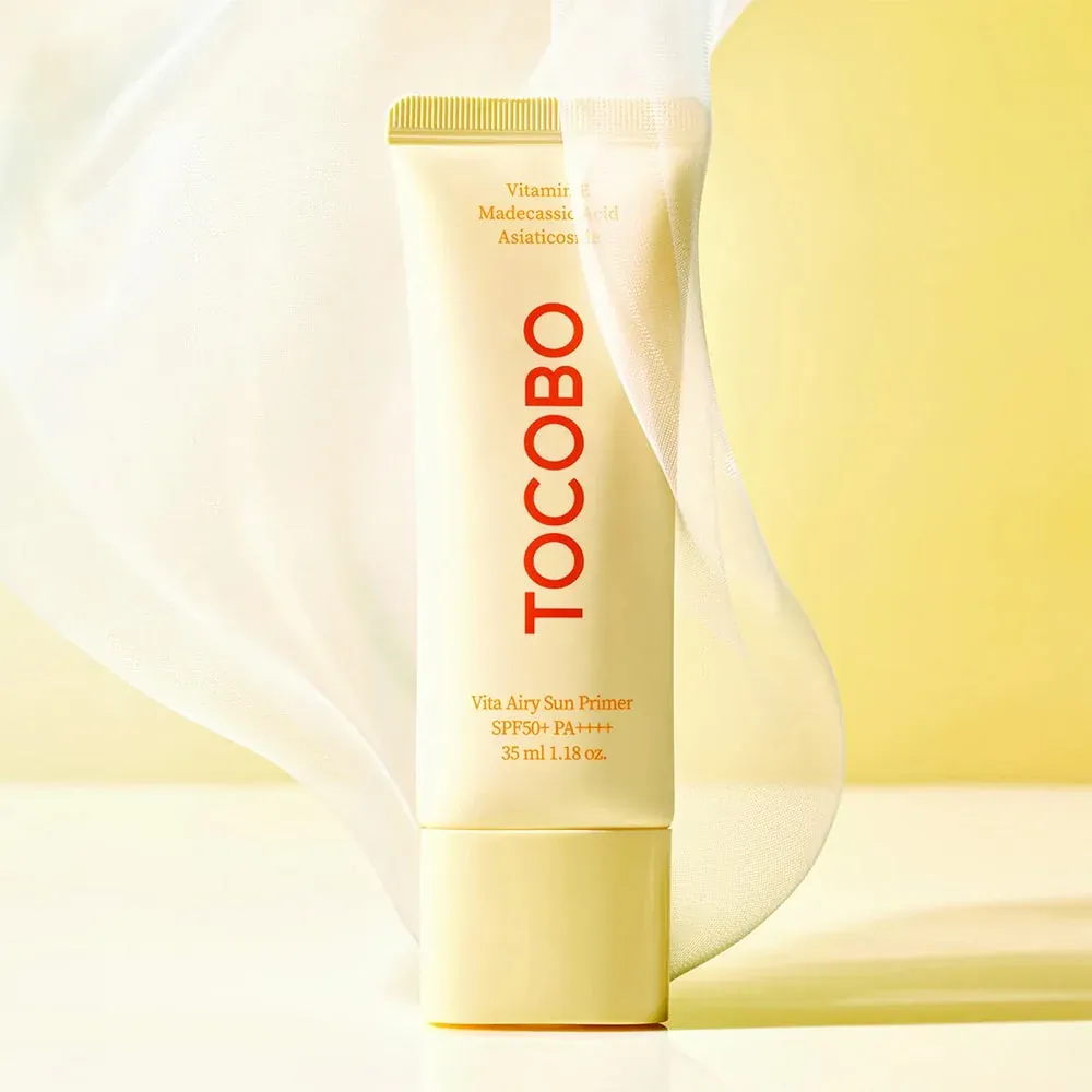 Солнцезащитный праймер для сужения пор и выравнивания тона Tocobo Vita Airy Sun Primer SPF50+ PA++++ Tocobo Vita Airy Sun Primer SPF50+ PA++++ 6