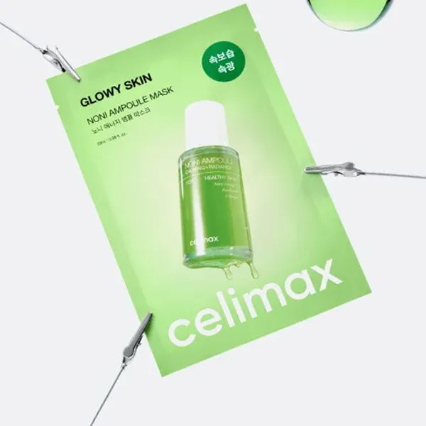 Маска с экстрактом нони для здорового сияния кожи Celimax Glowy Skin Noni Ampoule Mask Celimax Glowy Skin Noni Ampoule Mask 3