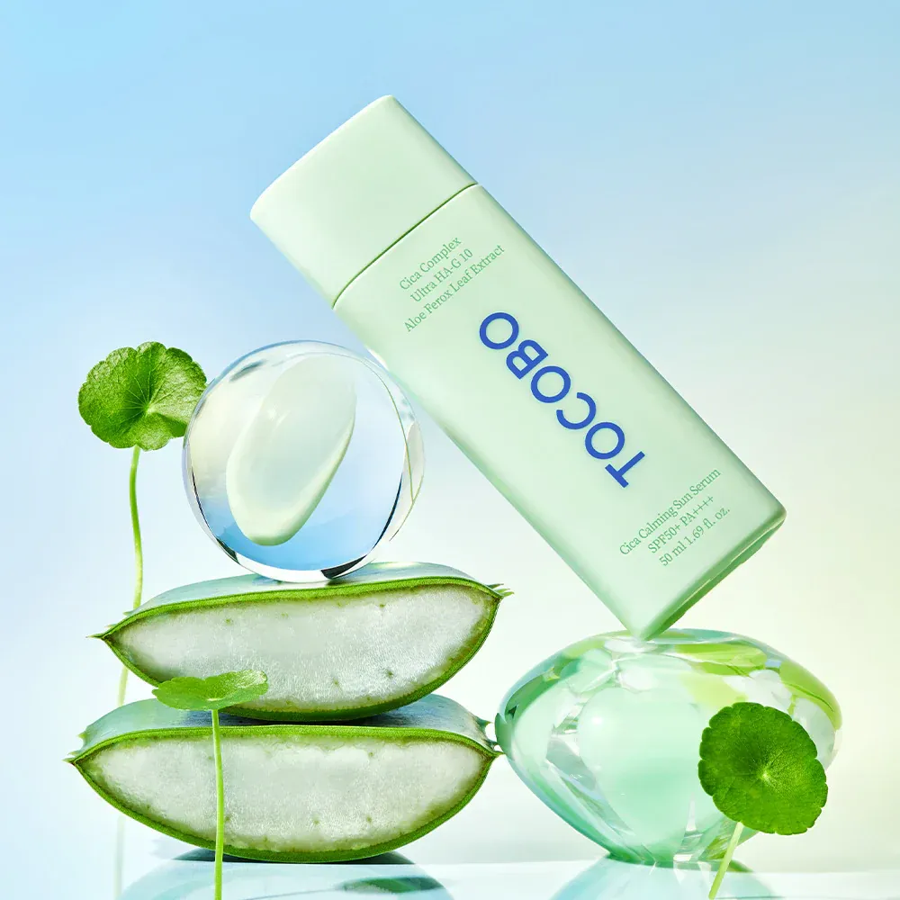 Успокаивающая солнцезащитная сыворотка с центеллой Tocobo Cica Calming Sun Serum SPF50+ PA++++ Tocobo Cica Calming Sun Serum SPF50+ PA++++ 7