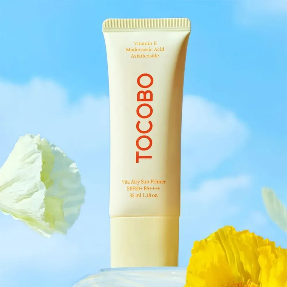 Солнцезащитный праймер для сужения пор и выравнивания тона Tocobo Vita Airy Sun Primer SPF50+ PA++++ Tocobo Vita Airy Sun Primer SPF50+ PA++++ 5