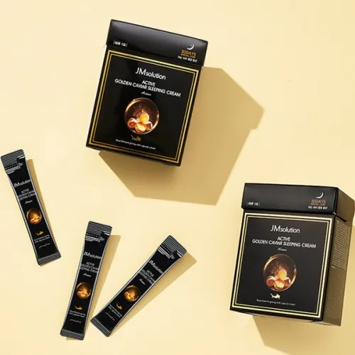 Ночная лифтинг-маска с золотом и икрой JMsolution Active Golden Caviar Sleeping Cream Prime JMsolution Active Golden Caviar Sleeping Cream Prime 3