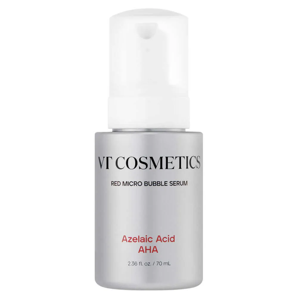 Пузырьковая сыворотка с азелаиновой кислотой от воспалений VT Cosmetics Az AHA Red Micro Bubble Serum Пузырьковая сыворотка с азелаиновой кислотой от воспалений VT Cosmetics Az AHA Red Micro Bubble Serum