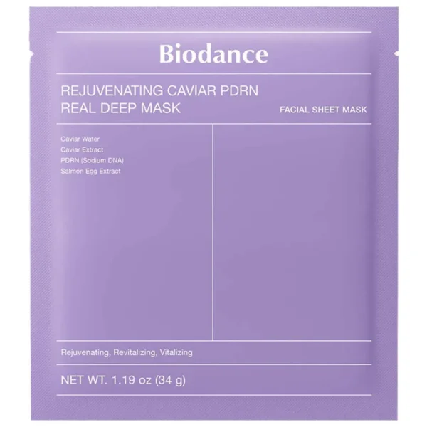 Ночная гидрогелевая маска с ПДРН и икрой для упругости кожи Biodance Rejuvenating Caviar PDRN Real Deep Mask