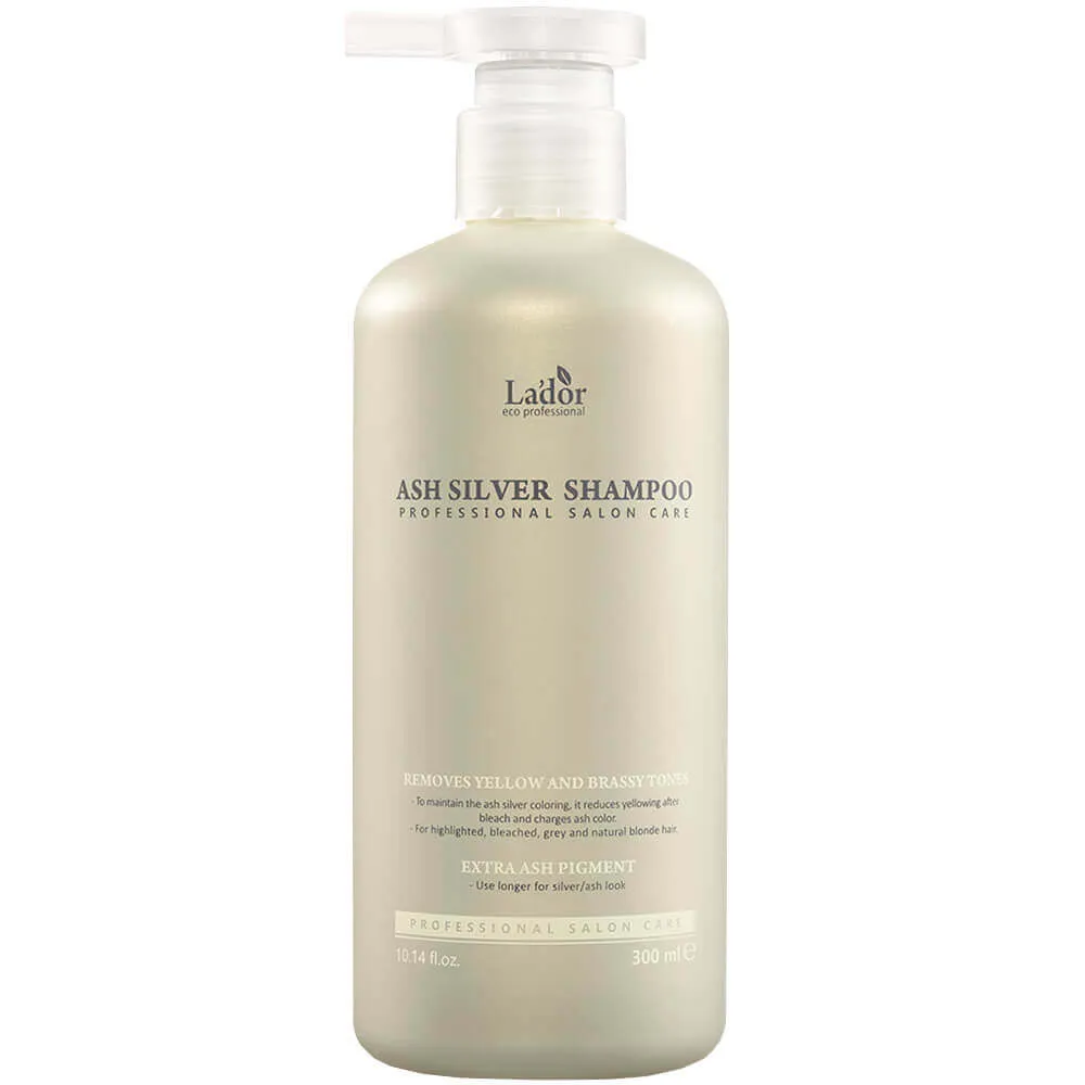 Оттеночный шампунь для светлых окрашенных и обесцвеченных волос Lador Ash Silver Shampoo Оттеночный шампунь для светлых окрашенных и обесцвеченных волос Lador Ash Silver Shampoo