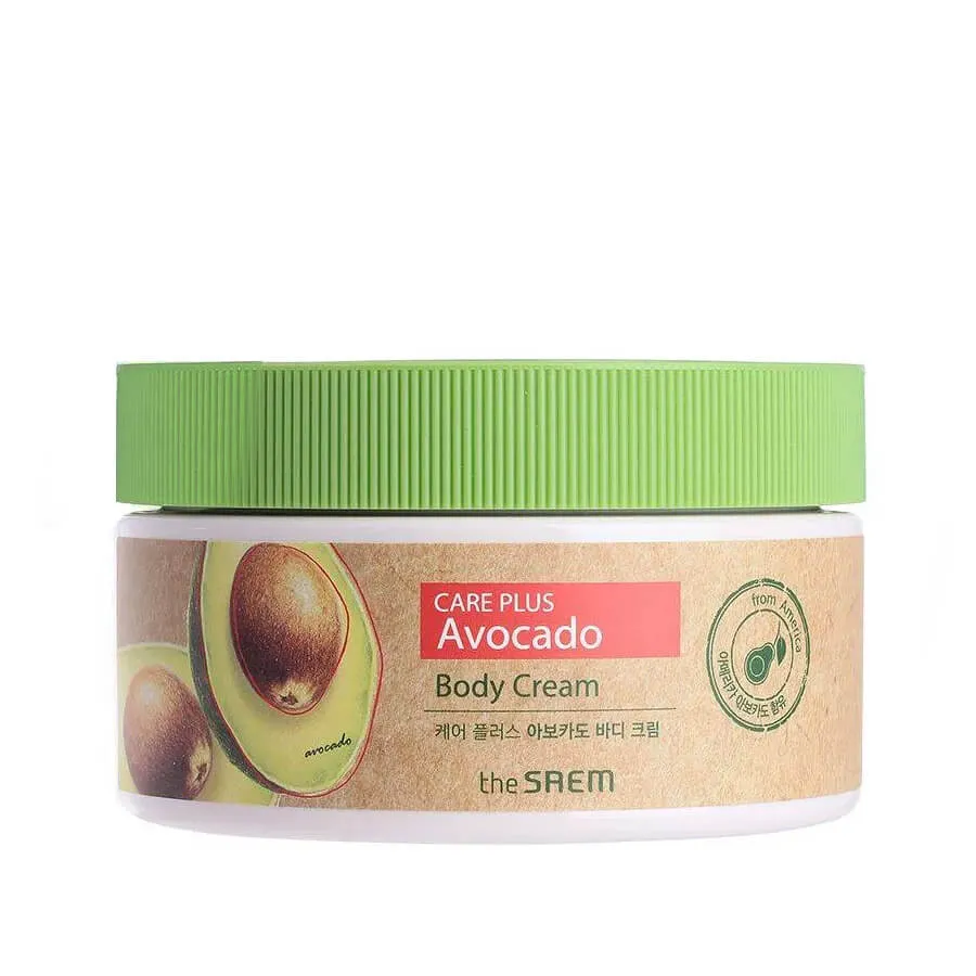 Питательный крем для тела с экстрактом авокадо The Saem Care Plus Avocado Body Cream Питательный крем для тела с экстрактом авокадо The Saem Care Plus Avocado Body Cream