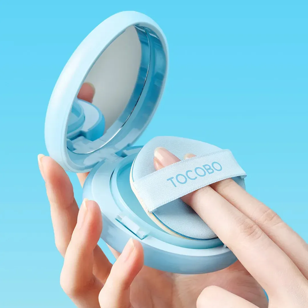 Солнцезащитный кушон для выравнивания тона и сужения пор Tocobo Blur Finish Sun Cushion SPF50+ PA++++ Tocobo Blur Finish Sun Cushion SPF50+ PA++++ 7