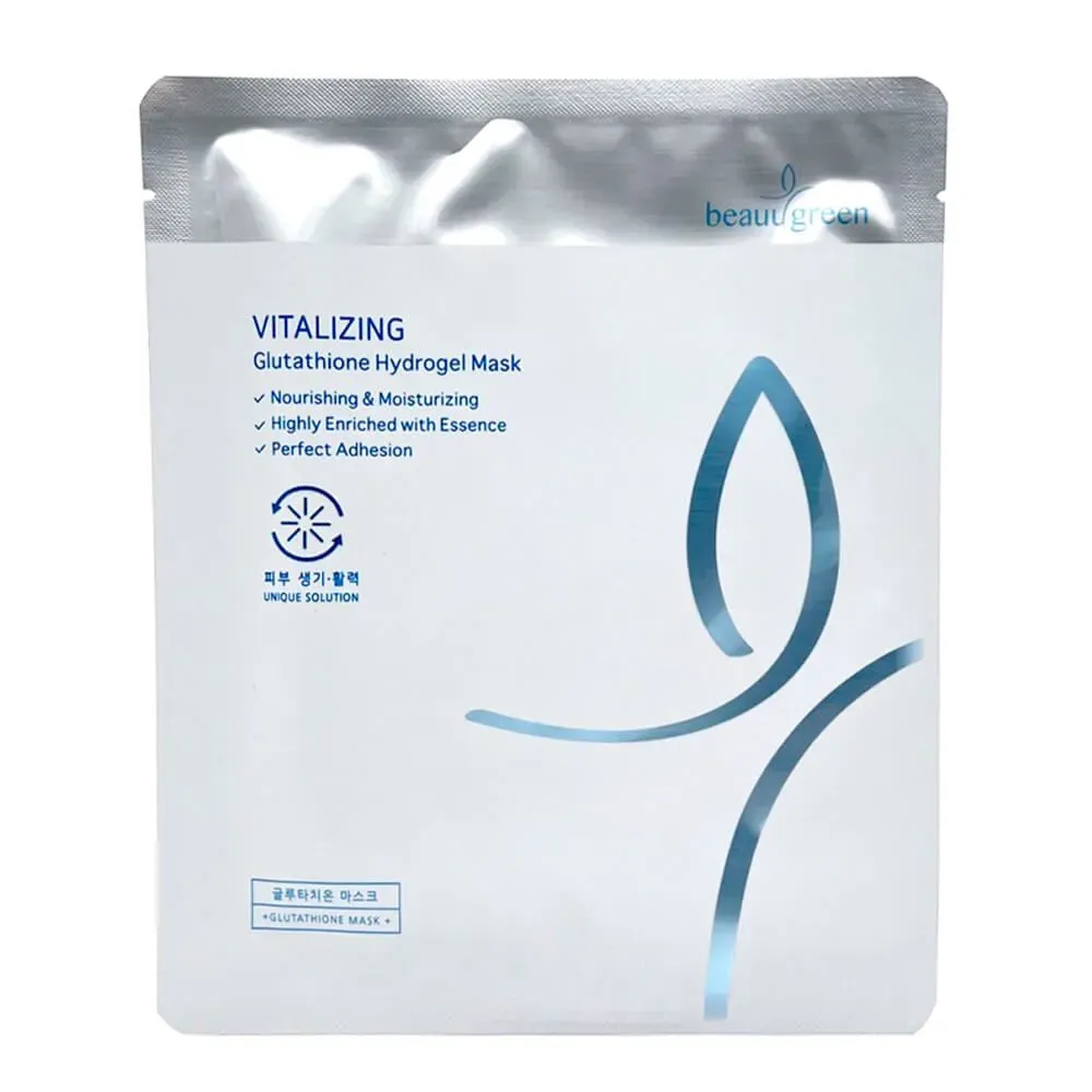 Осветляющая гидрогелевая маска с глутатионом и коллагеном Beauugreen Vitalizing Glutathione Hydrogel Mask Осветляющая гидрогелевая маска с глутатионом и коллагеном Beauugreen Vitalizing Glutathione Hydrogel Mask