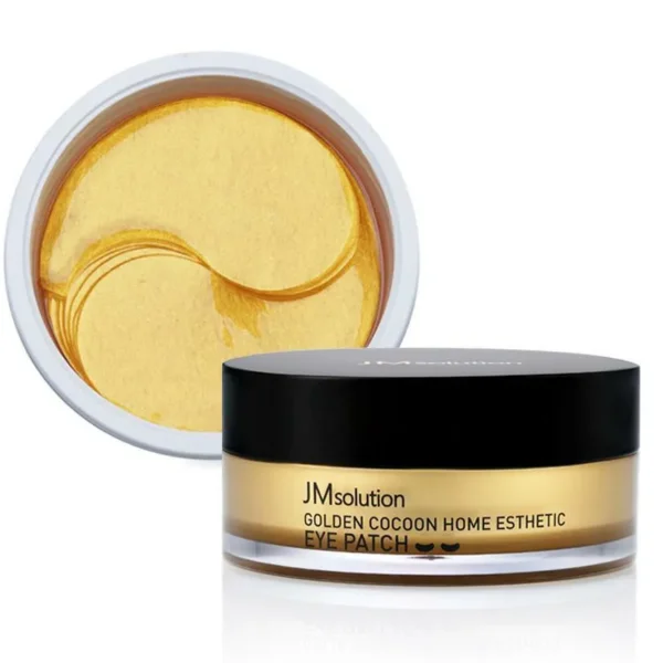 Омолаживающие гидрогелевые патчи с шёлком и золотом JMsolution Golden Cocoon Home Esthetic Eye Patch