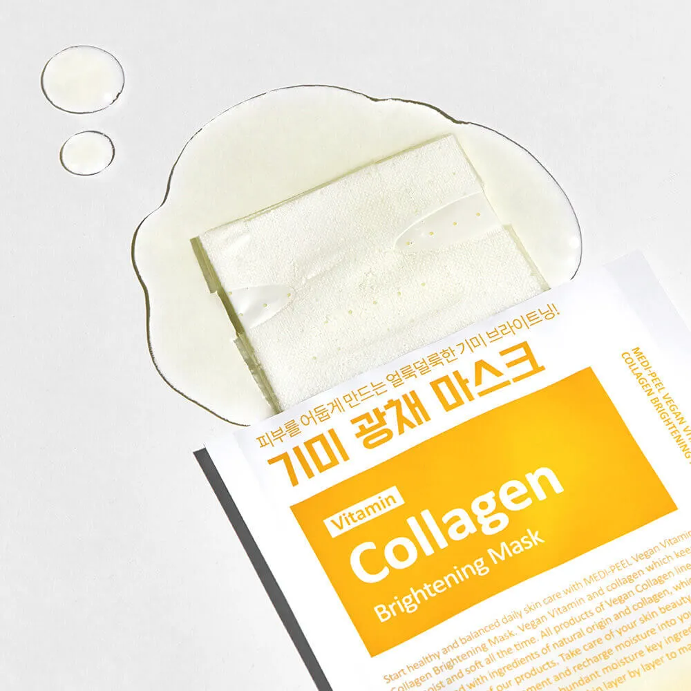 Осветляющая витаминная маска с коллагеном MEDIPEEL Vitamin Collagen Brightening Mask MEDIPEEL Vitamin Collagen Brightening Mask 2