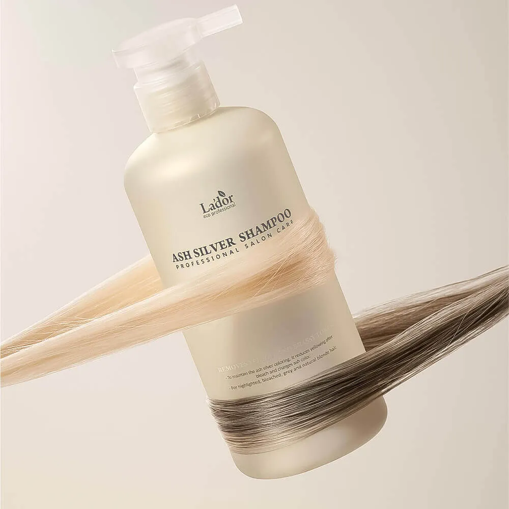 Оттеночный шампунь для светлых окрашенных и обесцвеченных волос Lador Ash Silver Shampoo Lador Ash Silver Shampoo 3
