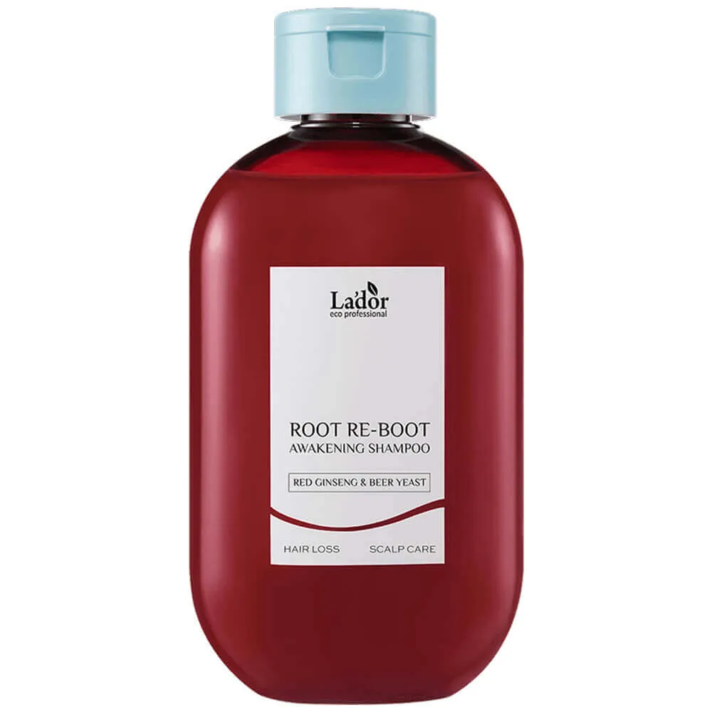 Шампунь с женьшенем для роста волос Lador Root Re-Boot Awakening Shampoo Red Ginseng & Beer Yeast Шампунь с женьшенем для роста волос Lador Root Re-Boot Awakening Shampoo Red Ginseng & Beer Yeast