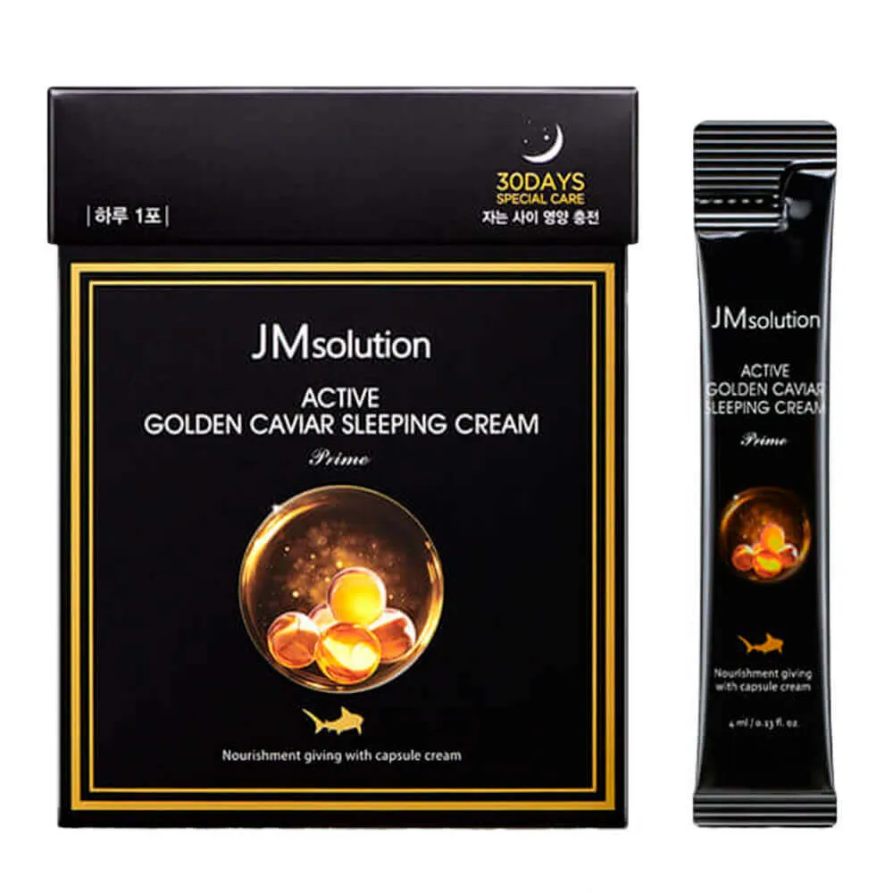 Ночная лифтинг-маска с золотом и икрой JMsolution Active Golden Caviar Sleeping Cream Prime JMsolution Active Golden Caviar Sleeping Cream Prime 2