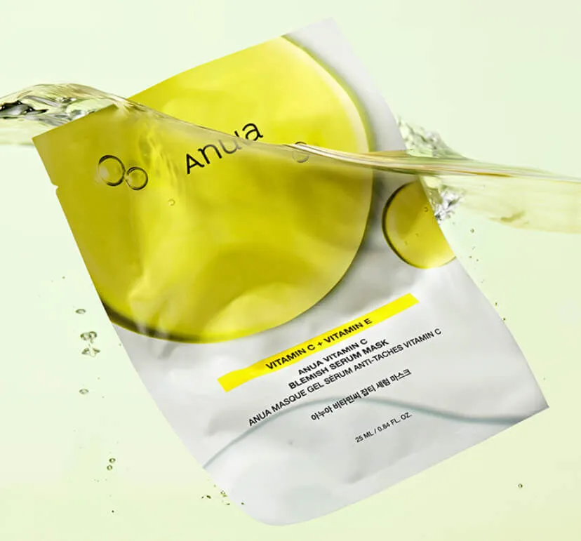 Осветляющая тканевая маска с витамином С Anua Green Lemon Vita C Blemish Serum Mask Anua Green Lemon Vita C Blemish Serum Mask 4