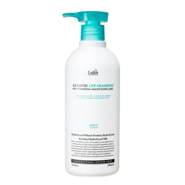Бессульфатный протеиновый шампунь с кератином Lador Keratin LPP Shampoo