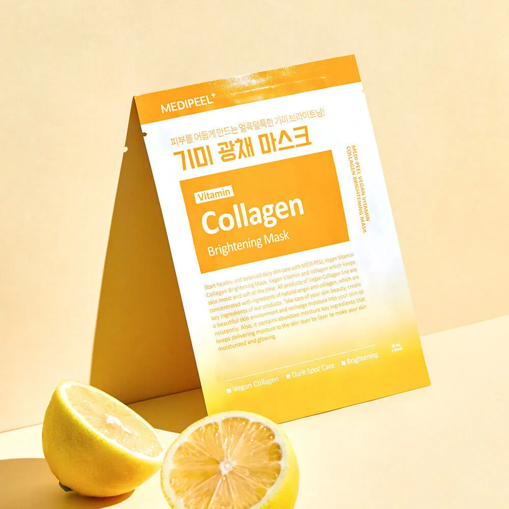 Осветляющая витаминная маска с коллагеном MEDIPEEL Vitamin Collagen Brightening Mask MEDIPEEL Vitamin Collagen Brightening Mask 4