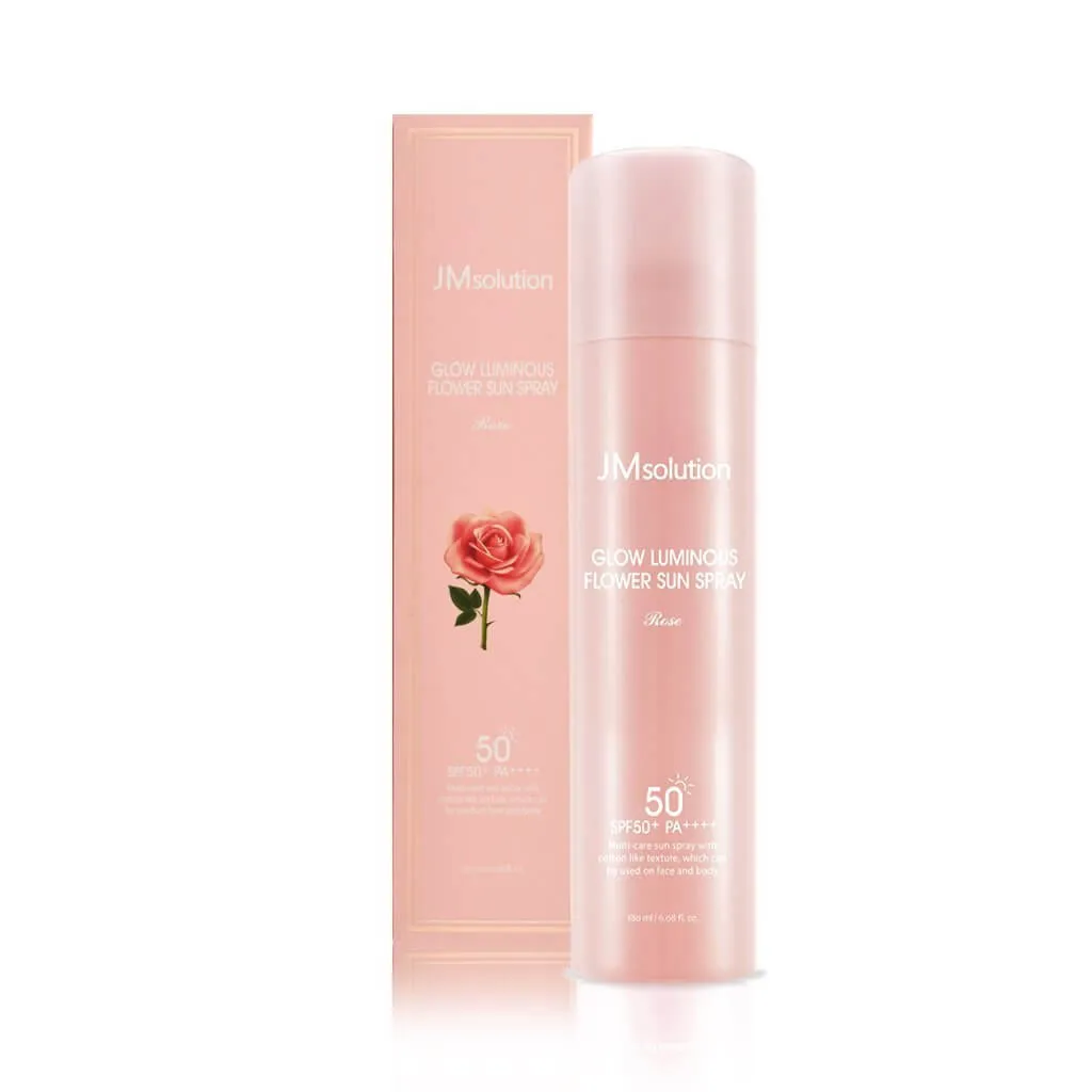 Омолаживающий солнцезащитный спрей с розой и пептидами JMsolution Glow Luminous Flower Sun Spray SPF50+ PA++++ JMsolution Glow Luminous Flower Sun Spray SPF50+ PA++++ 3