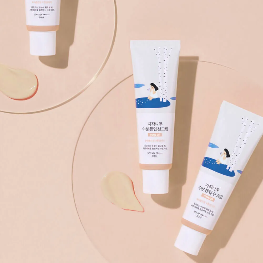 Тонирующий солнцезащитный крем с березовым соком Round Lab Birch Juice Moisturizing Tone-Up Sunscreen SPF50+ PA++++ Round Lab Birch Juice Moisturizing Tone-Up Sunscreen SPF50+ PA++++ 4
